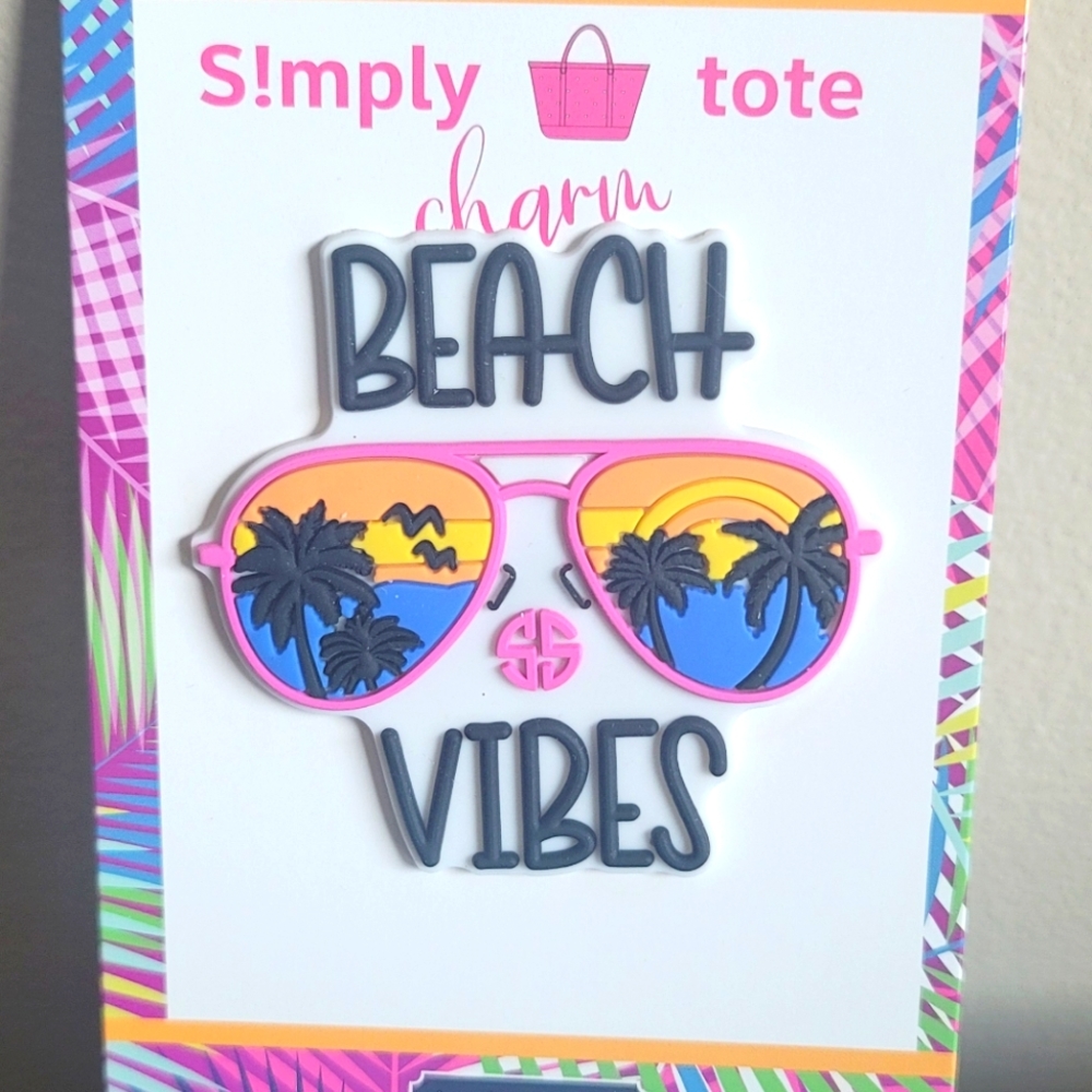 Simply Tote Bag Charms - Beach Vibes